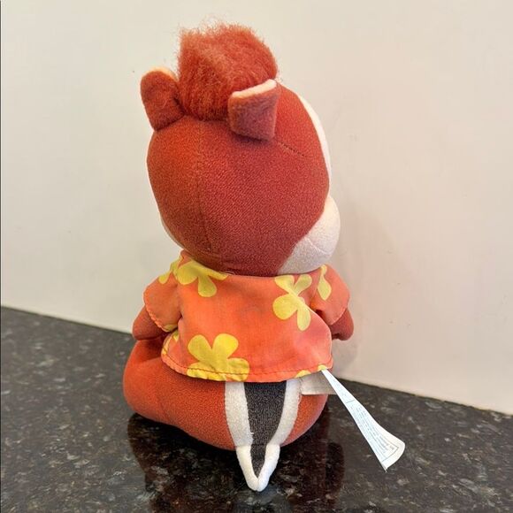 Vtg Chip Dale Rescue Rangers Plush Stuffed Animal Disney Playskool 1989 Hawaiian - Picture 4 of 6